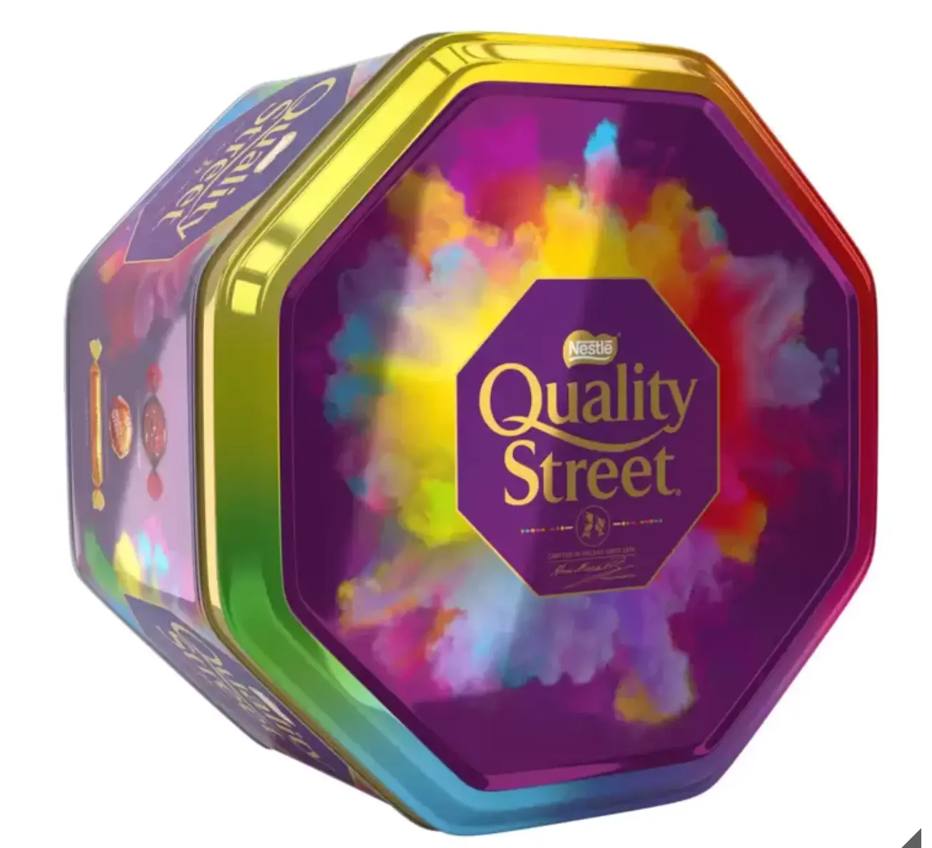 Nestlé Quality Street Tin - 2KG of Individually Wrapped Chocolates Sweet Dessert