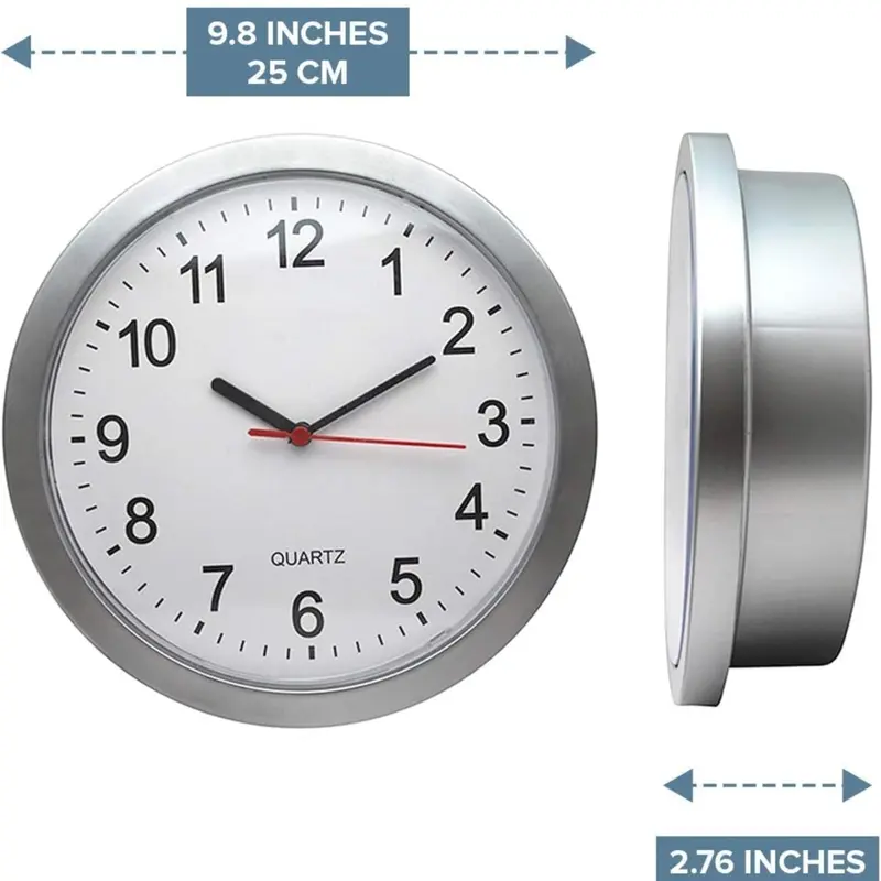 Secret Wall Clock Home Valuables Money Box Stash Cash Jewellery Gold Safe - Perfect for Safekeeping Your Valuables 2