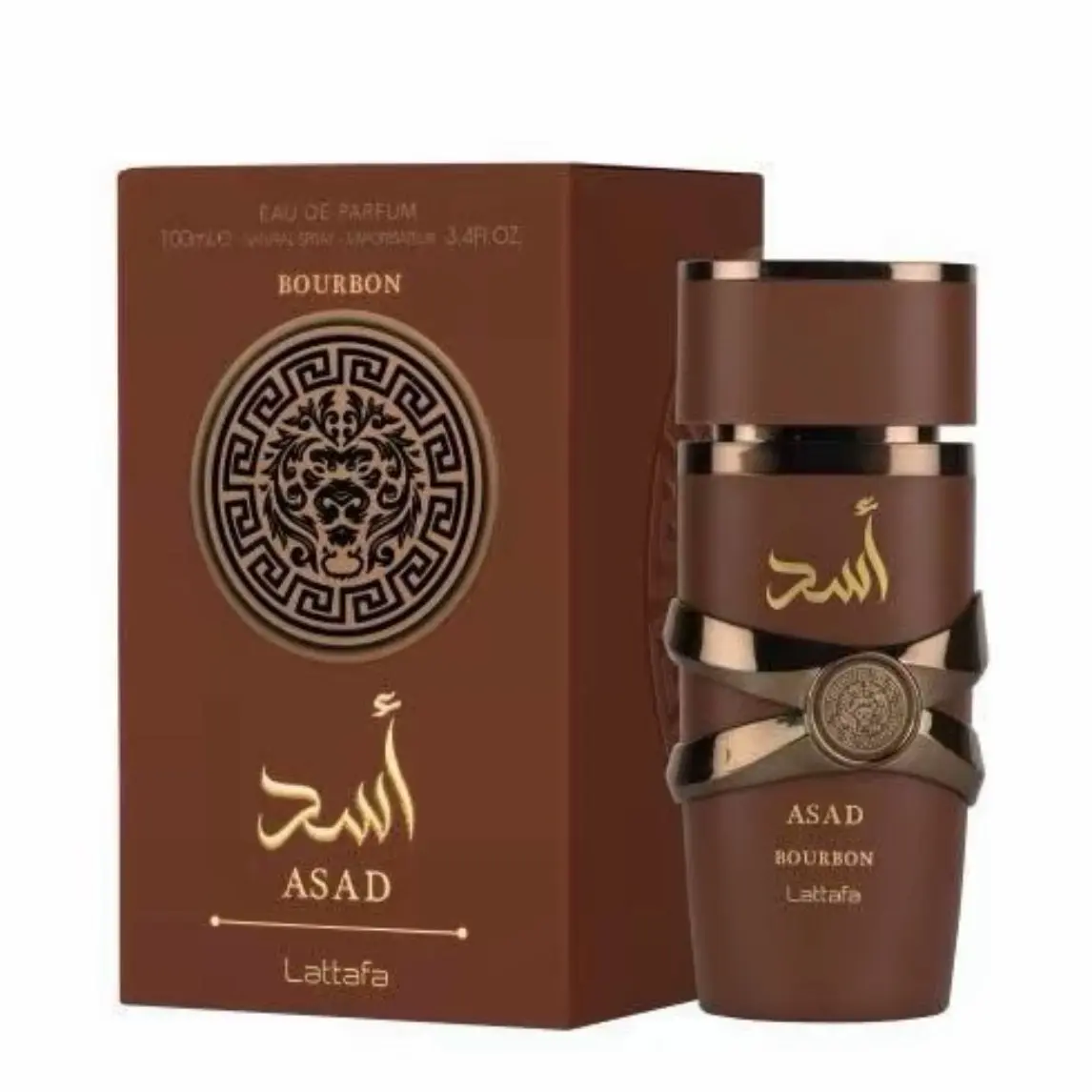 Lattafa Asad Bourbon Eau De Parfum 100ml EDP Fragrance for Men Winter Spray
