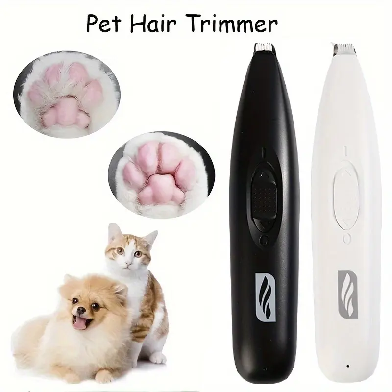 1pc Professional Pet Hair Trimmer And Nail Grooming Tool For Cats And Dogs - Quiet And Safe Clippers For Precise Cuts And Comfortable Grooming 1