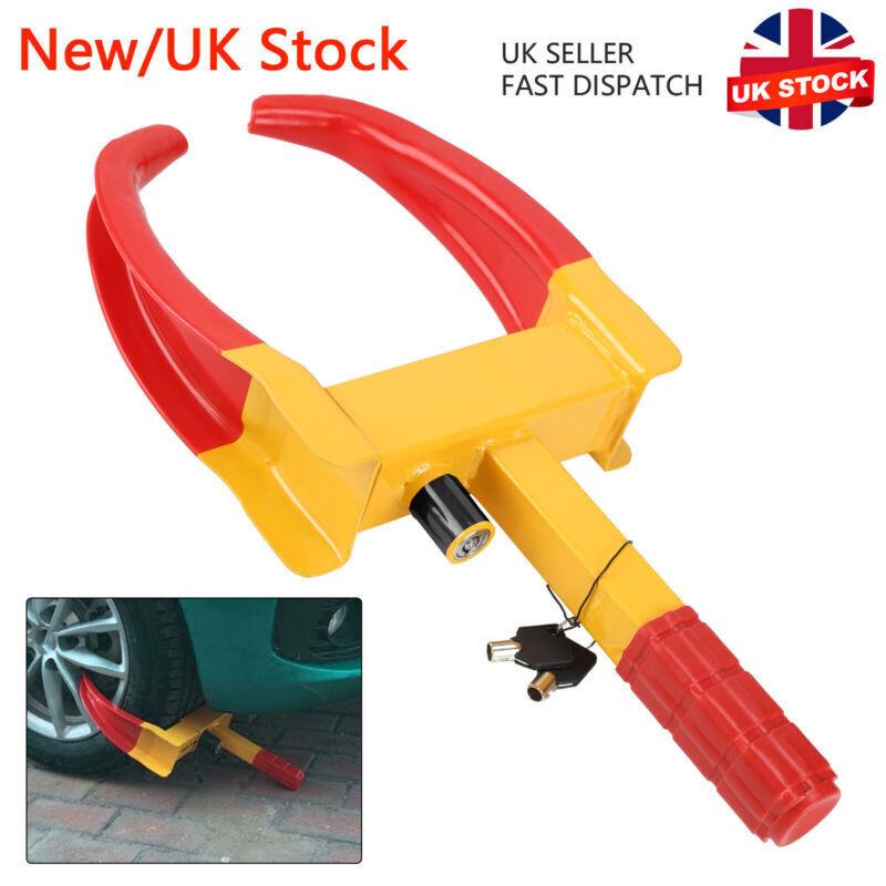 Heavy Duty Security Wheel Clamp Clamps Locks for Caravan Car Van Trailer Lock UK 1