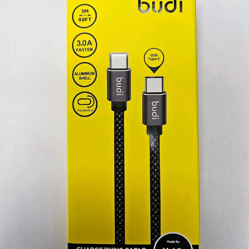 Type C to C Cable with Aluminium Shell and Extra Strong Braided Cable for Fast Charging - Compatible with Smartphones and Cellphones 1