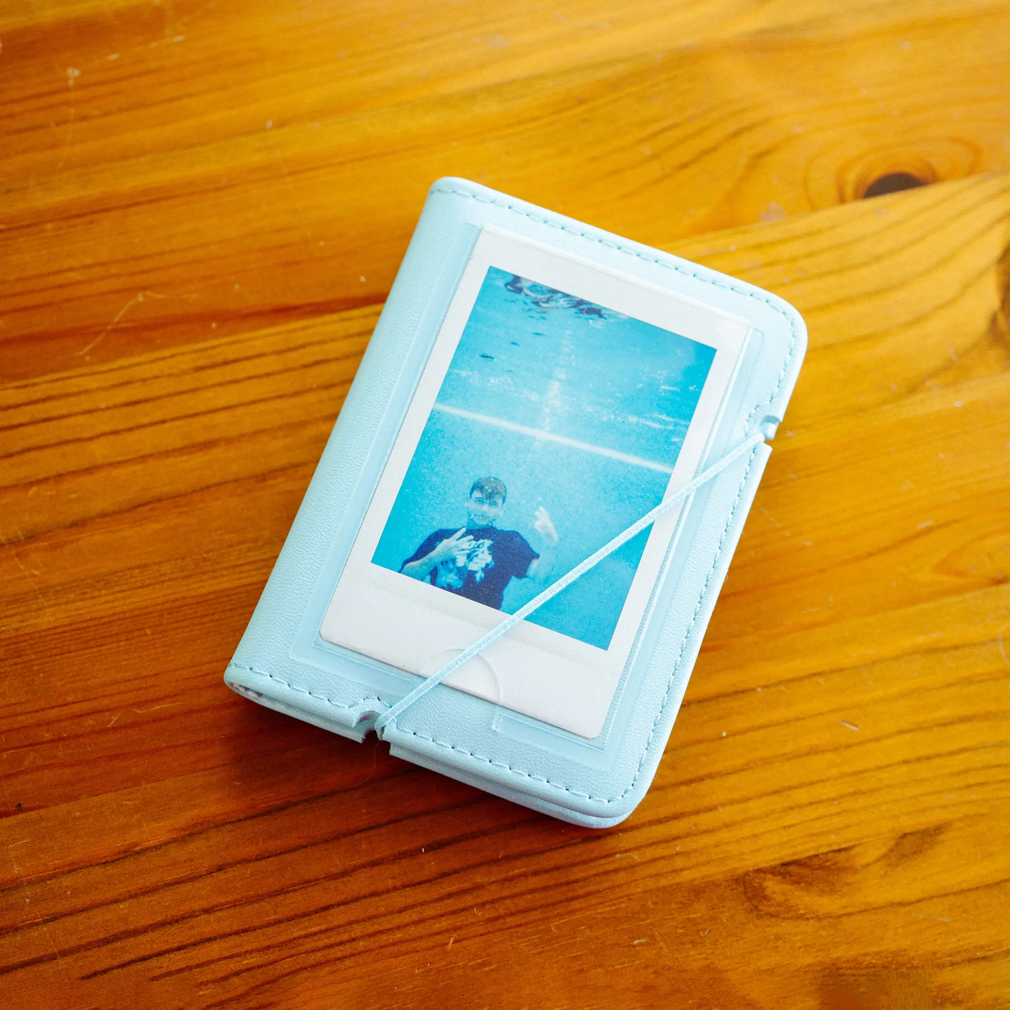 Instax Mini Photo Album | Bolt Blue | Personalised Memory Book | Gift for Her | Couples Photo Album