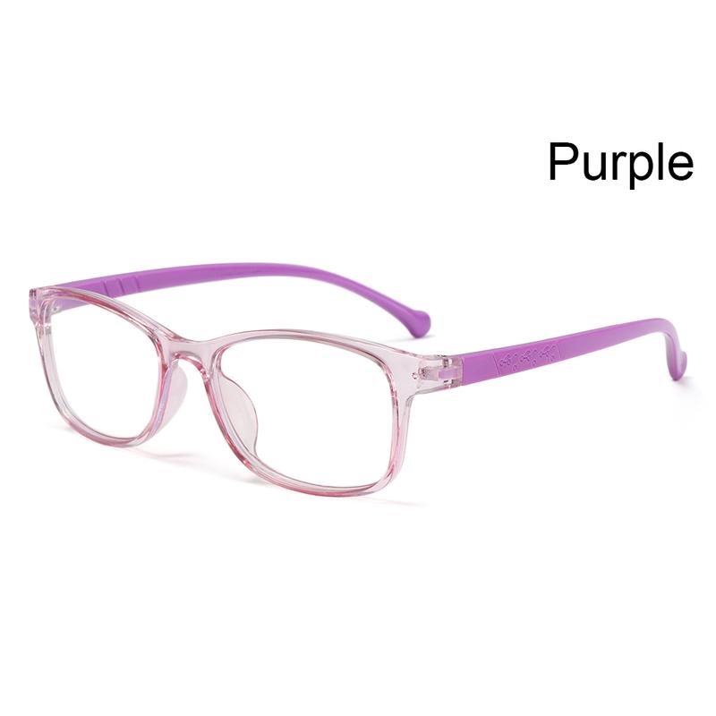 1PC Kids Boy Girl Anti-blue Light Glasses Ultra Light Frame Protection Eyeglasses Student Computer Online Study Classes Eyewear 7