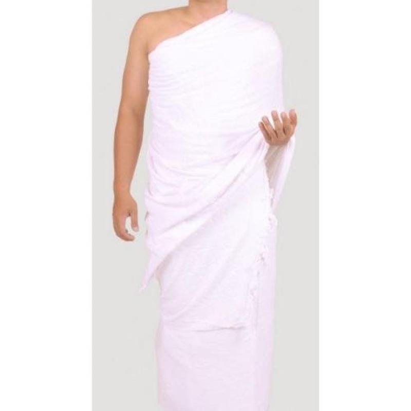 Mia Ihram for Men, Premium White Terry Ihram 100% Pure Cotton Towels large 2 Piece White Towels/Ahram/Ehram for HAJJ & UMRAH Ihram set Hygienic Natural. Soft Box 4