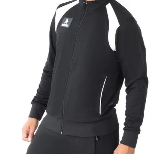 Men's Tracksuit Top for Athletic and Casual Wear - Menswear, Coats cold wash black