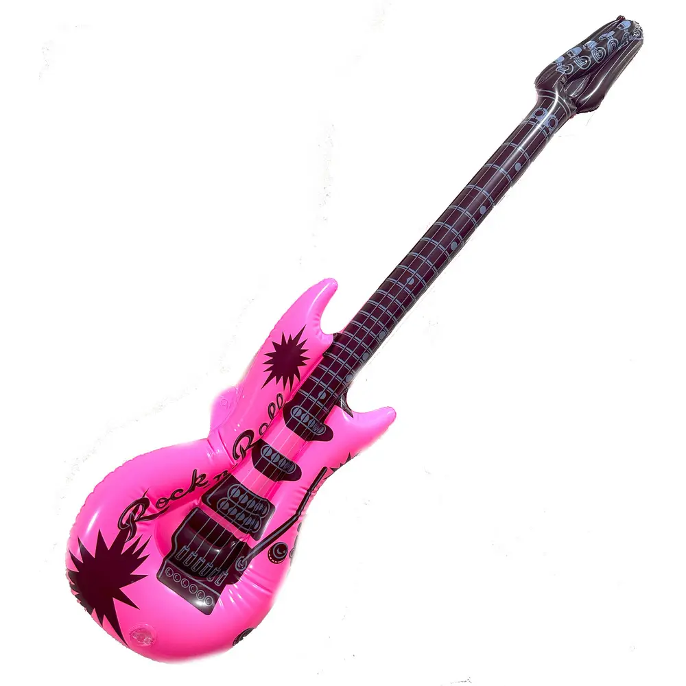 Guitar Inflatable Fancy Dress Costume Funny Blow Up Accessories Novelty Menswear Clothing