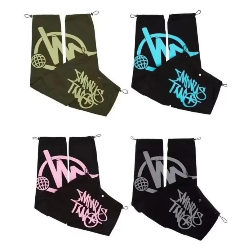 Product Introduction of 2024 High Street Hip Hop Print Planet Pants Niche Fashion Overalls Loose Straight Leg Casual Pants Menswear 2