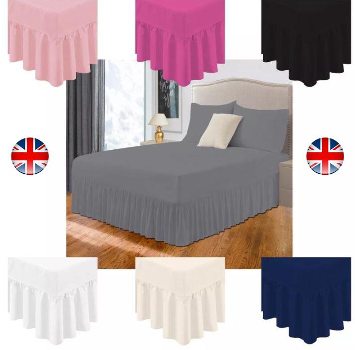 Product Introduction of Luxury Hotel Quality Egyptian Extra Deep Valance Fitted Sheets - 100% Poly Cotton for Single, Double, King, and Super King Sizes, Available in Multiple Colors and All Sizes Available ,High-Quality Valance Bed Sheet single soft bedding sets deep fitted 3