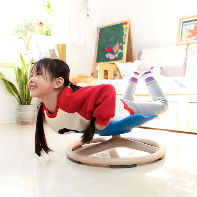 UK seller, swivel chair for children with autism, carousel sensory chair, training body co-ordination, children's sensory swivel chair rocking chair, egg shaped swivel chair, round swivel chair, Christmas gift, children's gift，Anxiety Relief Toys 8