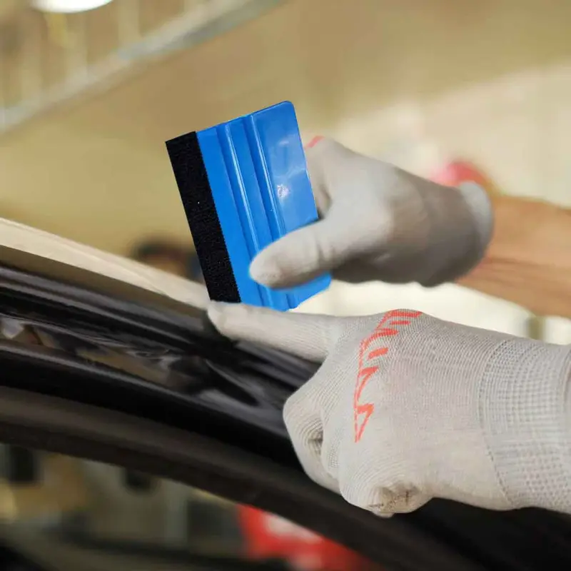 Felt Scraper Car Wrapping Tool Kits With Straight Scraper for Car Vinyl Wrap Window Film Wallpaper Decal Sticker Installation Wallpaper Smoothing Tool Car Vinyl Wrap 3