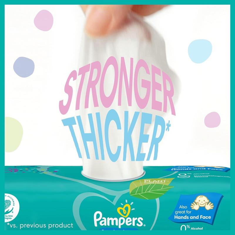Pampers Fresh Clean Baby Wipes 15 Packs of 80 = 1200 Baby Wet Wipes, Baby Scent, Also Great For Hands And Face 5