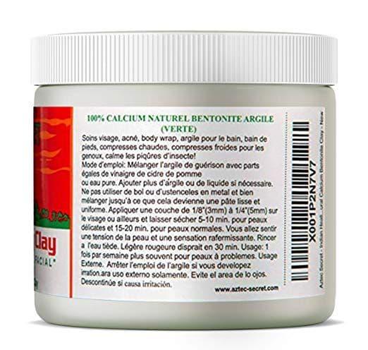 Aztec Secret Indian Healing Deep Pore Cleansing Facial & Body Mask, The Original 100% Natural Calcium Bentonite Clay, 450g or 910g Silicone Free Organic Fragrance Free 4