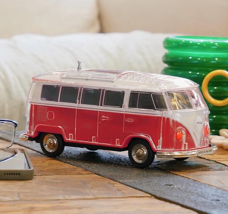 VW Camper Bluetooth Retro Speaker & FM Radio Portable Vintage Mp3 Audio 5