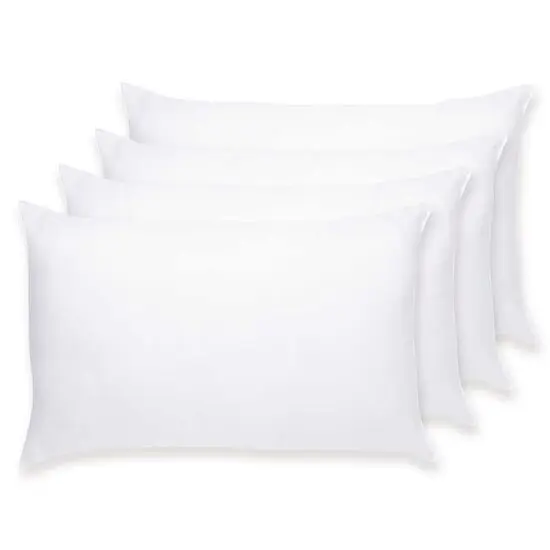 Rayyan Linen Hotel Quality Pillow Cases 4 Pack 100% Egyptian Cotton 200 Thread Counts 50 X 75 cm 0