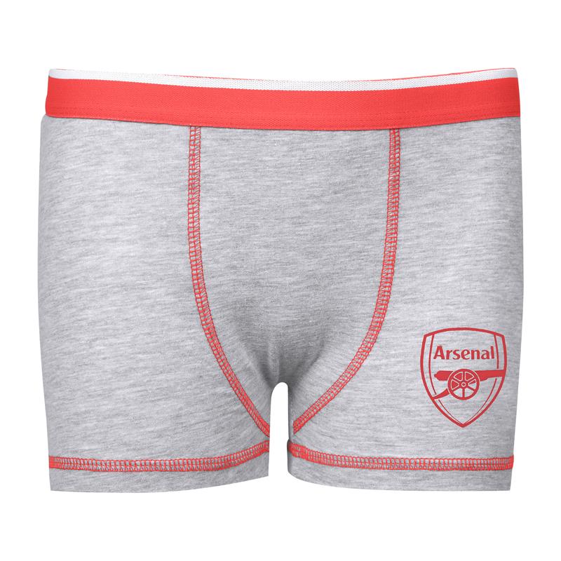 Arsenal F.C. Boys Boxers | Boys Boxer Shorts Pack of 3 | Arsenal Gifts For Boys | Multipack Underwear For Boys 2