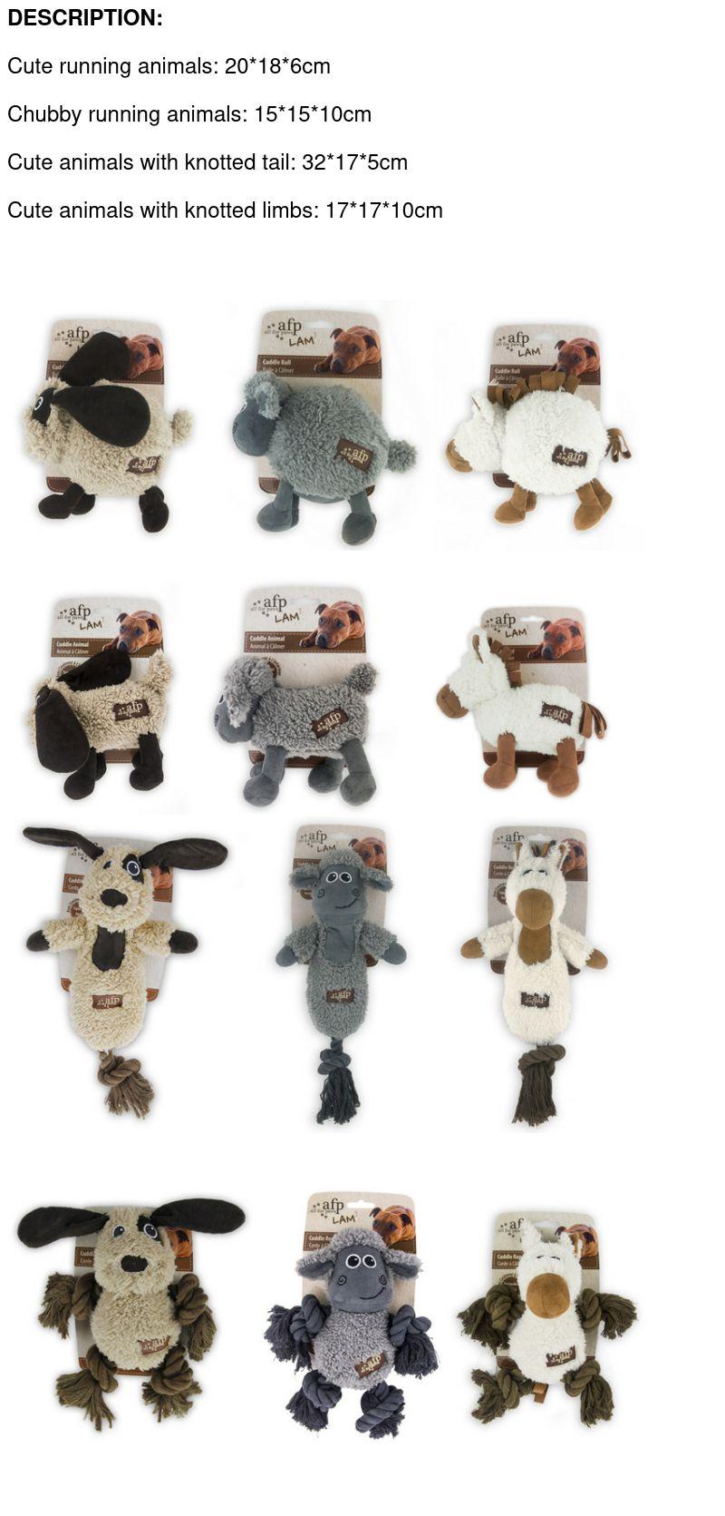Product Introduction of Soft Paws Dogs Pet Lamb Plush Toy All size ofDogs 0