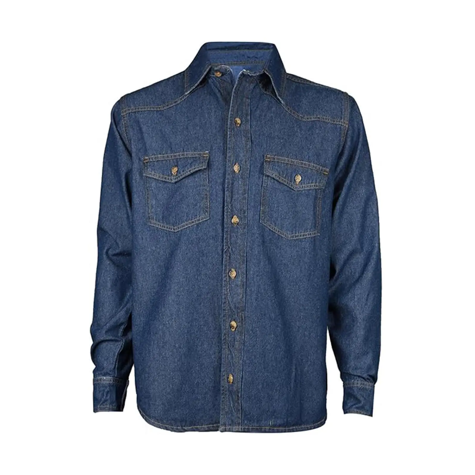 True Face Men's Denim Shirt