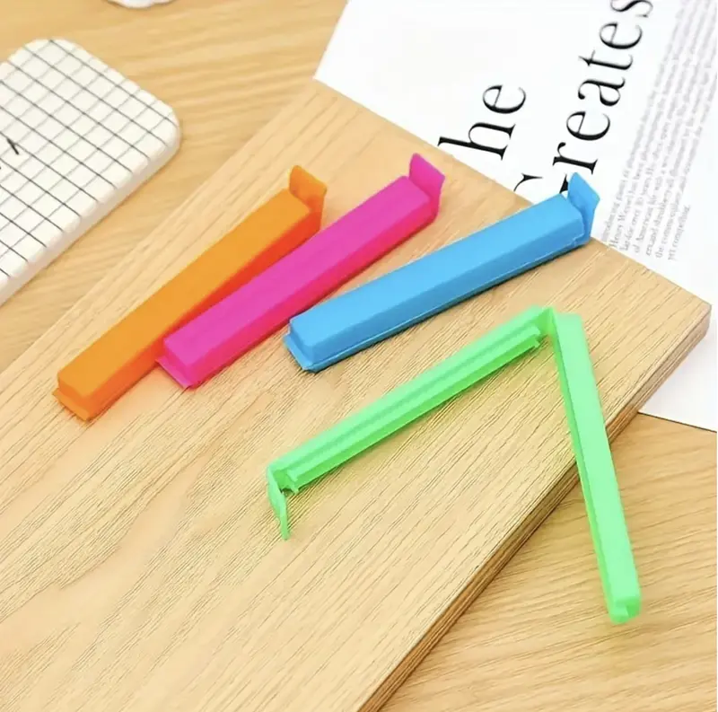 20 pcs  Reusable Plastic Bag Clips Plastic Sealer Food Sealing Clips Moisture-proof Sealing Clips - Keep Your Snacks Fresh And Secure! 0