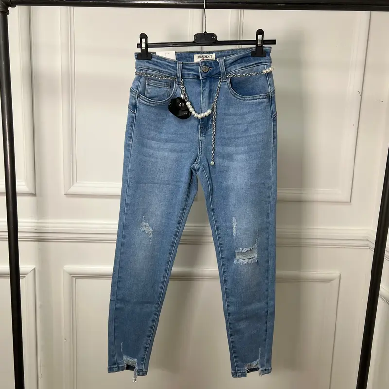 Miss Hussy - Women’s Distressed Stretch High Waist Skinny Jeans UP TO UK20 – Amelie 6