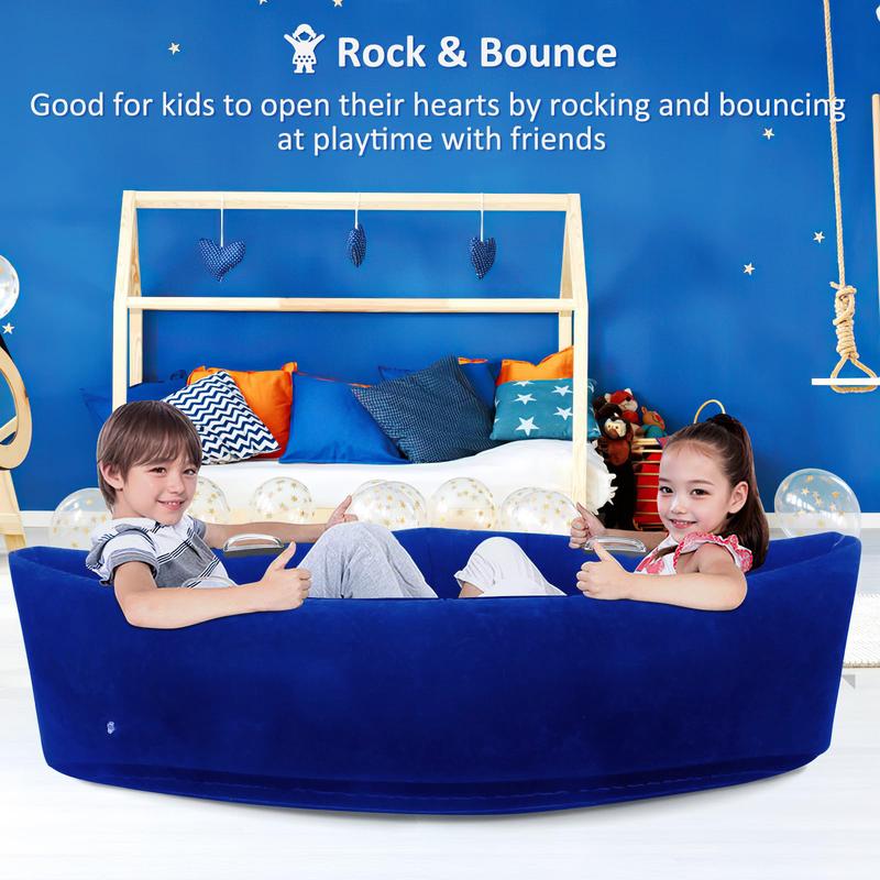 UK SELLER Sensory Chair Sofa for Kids, Inflatable Peapod Sensory Chair for Autistic Children, 60 Inch Sensory Pod as a Relaxing Haven for Children with Sensory Needs, Bottom Inflatable, with Electric Air Pump 7