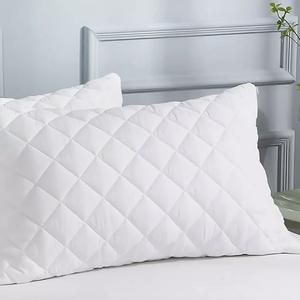 2-Pack Luxury Quilted Ultra Loft Jumbo Bed Pillows - Super Bounce Back & Hypoallergenic