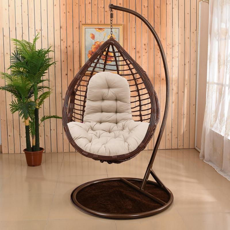 Lifeideas 6 Colors Thick Chair Seat Pad,Outdoor Tufted Hanging Egg Chair Cushion,Swing Chair Pad,Bench Cushion,Sun Lounger Rocking Cushion,Soft Basket Chair Seat Cushion,Hammock Chair Seat Pads,Sofa Cushion,Chair Seat Mat for Relaxer Patio Garden Lounge 6