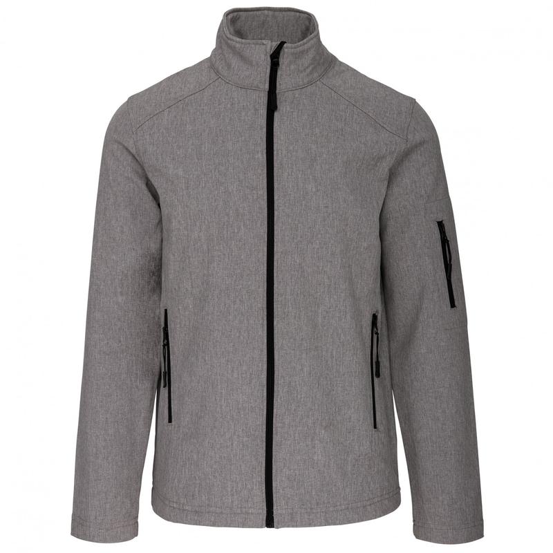 Mens Soft Shell Water Resistant Fleece Lined Jacket Waterproof Windproof Outdoor Work 2
