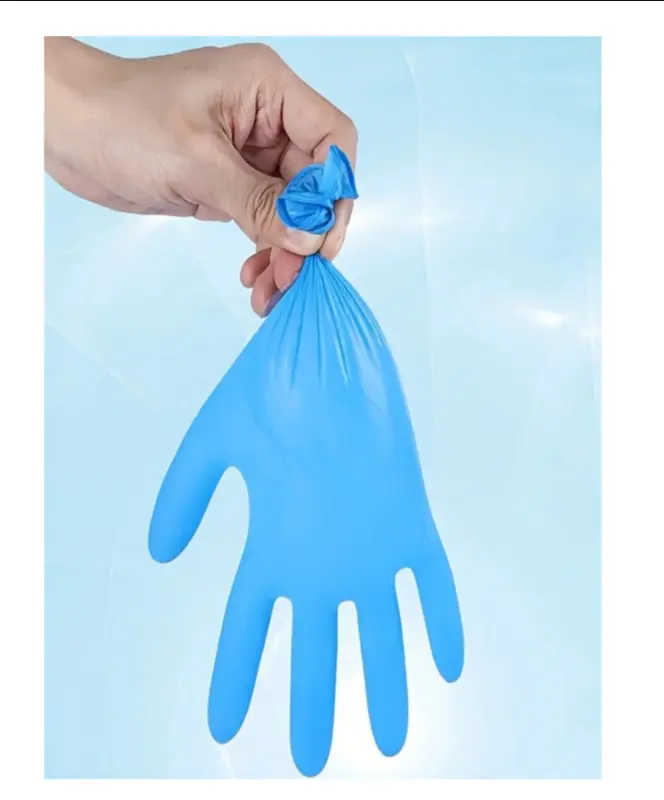 100pcs Multipurpose Nitrile Gloves - Waterproof, Anti-Static, Food-Safe & Durable 1
