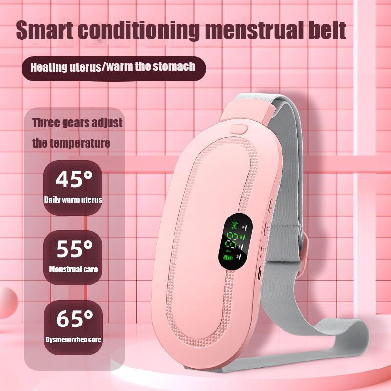 Portable Heating Pad for Period Cramps. Cordless Heating Pad Fast Heating warming Beit. Muiti-purpose Belly & Back Heating Belt for Women 4-modes Heat Compress Patch heating pad Comfort menstrual heater menstrual heater 2