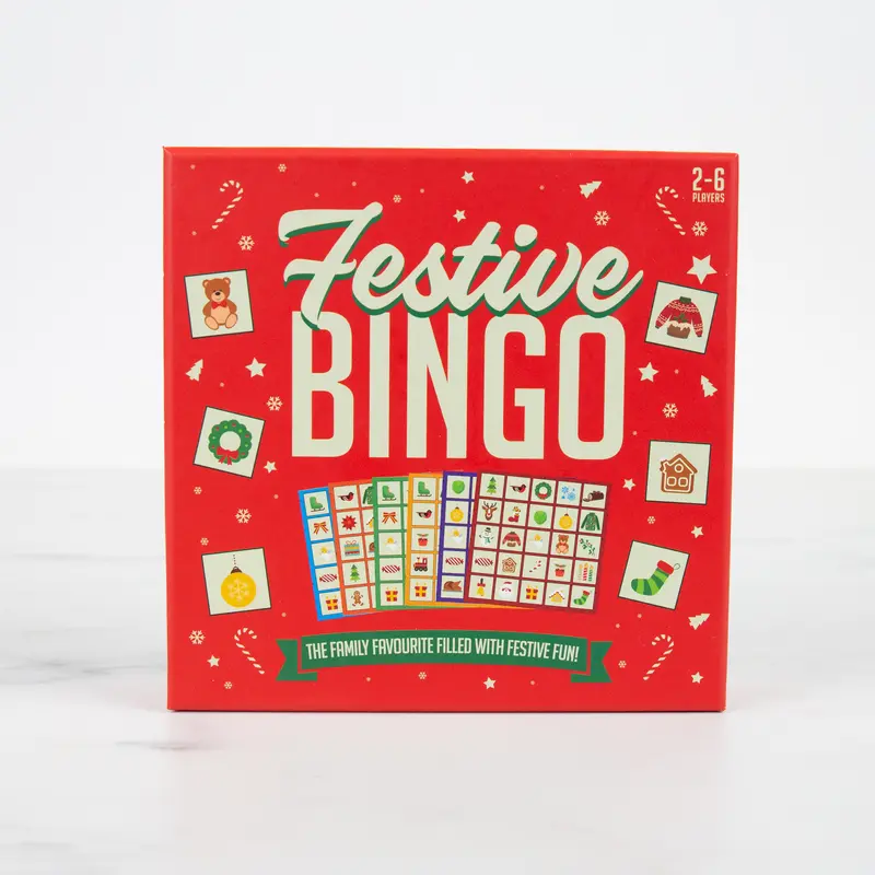 Festive Bingo Fun Family Favourite Christmas Games by Gift Republic 5