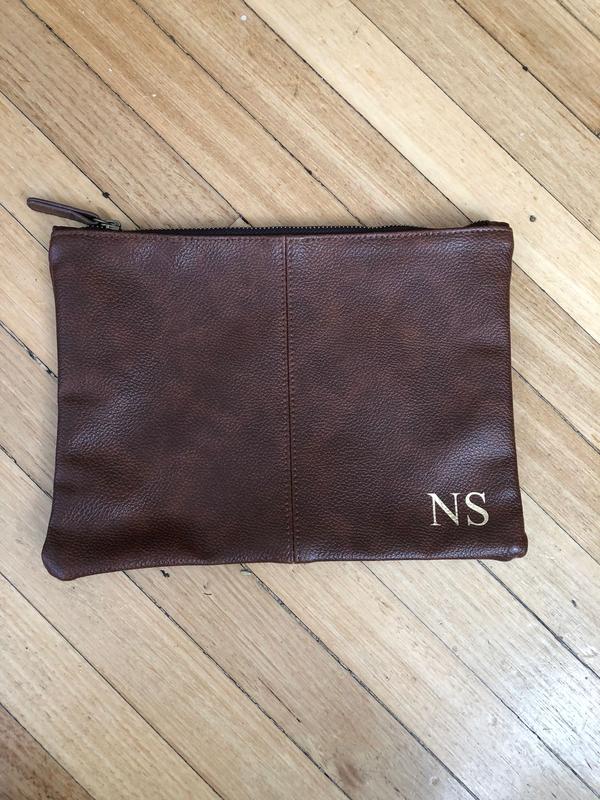 Personalised Men Monogram Wash Bag Toiletry Accessory Bag Fathers Day Gift 3