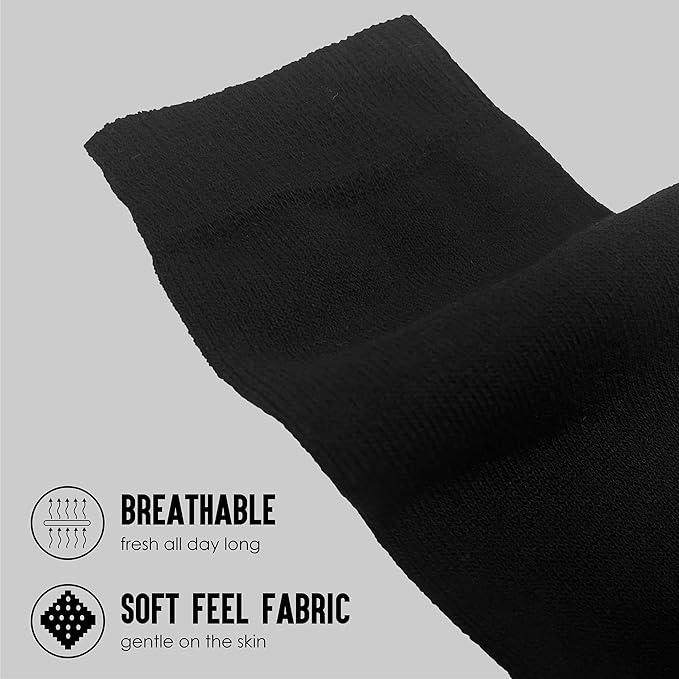 The Essentials Wardrobe Ladies Socks 12 Pairs Heel & Toe Coloured Socks Women Ribbed Top Formal & Casual Multipack Socks Soft Breathable Elastane Stretch Ankle Socks Size 4-8 Cotton Womenswear Comfortable Fit Simple Fashion Stocking Basic Festival Party 1