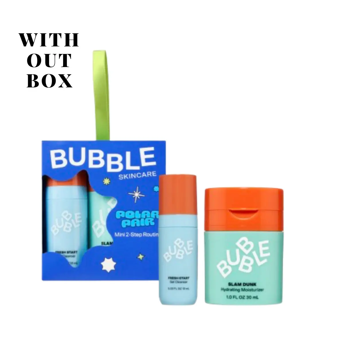 BUBBLE SKINCARE POLAR PAIR MINI 2-STEP ROUTINE
