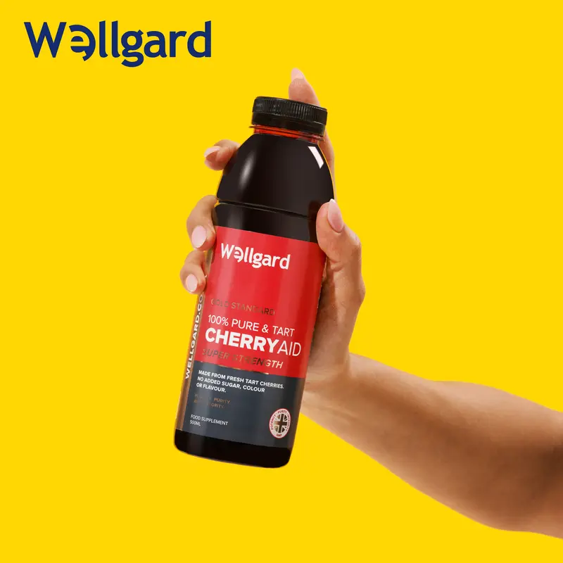Wellgard Cherryaid Tart Cherry Concentrate, Sour Cherry Juice Supplement, Cherry Juice for Sleep, Sleeping Supplement 7