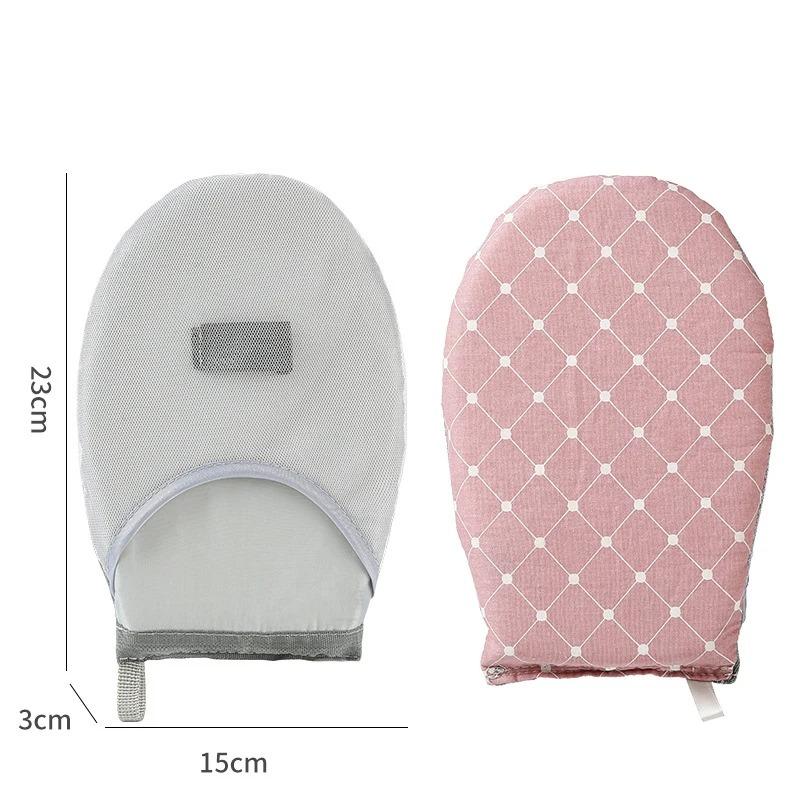 Product Introduction of 1Pc Fabric Handheld Ironing Board Ironing Board Small Home Ironing Gloves Anti Ironing Household Insulated Handheld Ironing Tray 10