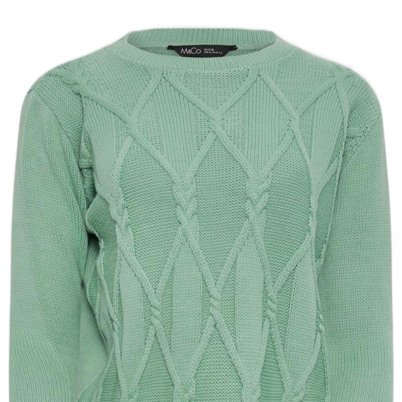 Ladies Cable Knit Jumper - Soft and Cozy for Autumn and Winter - Knitwear, Womenswear sweater season 7