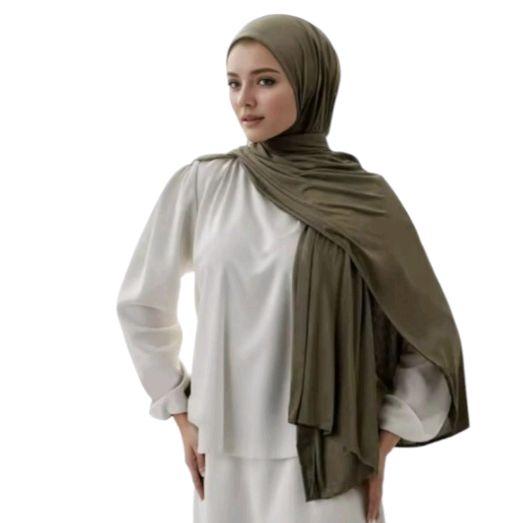 Mariam مريم - premium quality Emirati jersey hijabs XL 8