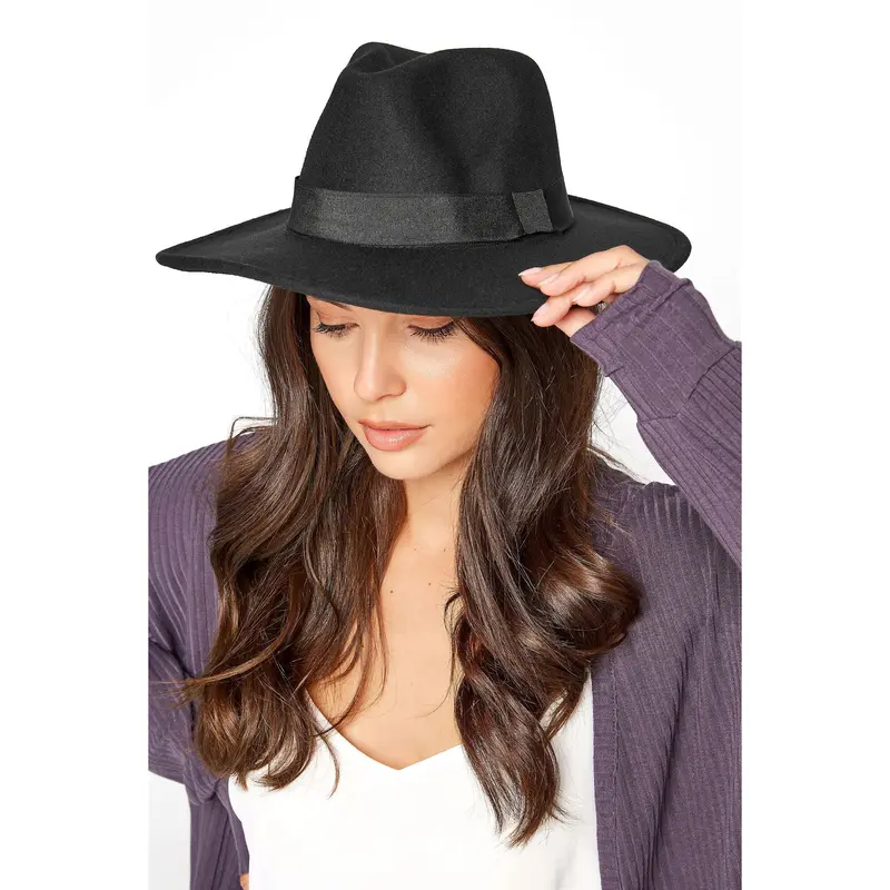 Black Fedora Hat 2