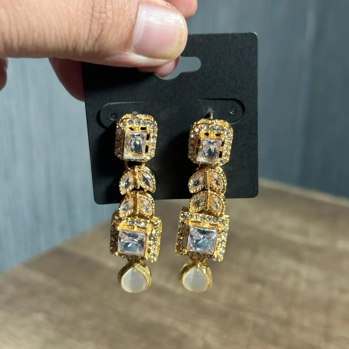 Elegant Stone Earrings