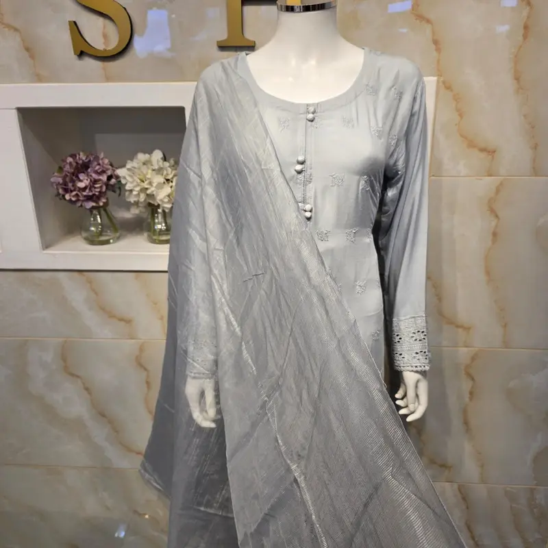 3pc casual wear Lawn suit 3