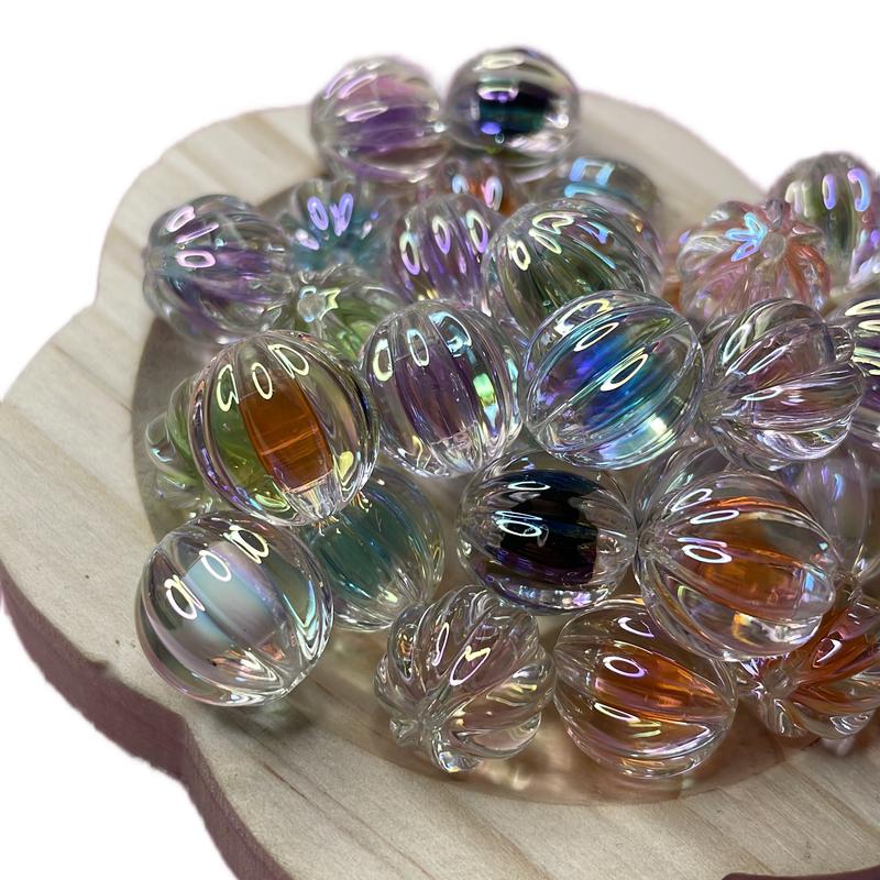 (A8) 5 pack of mixed pumpkin beads 1