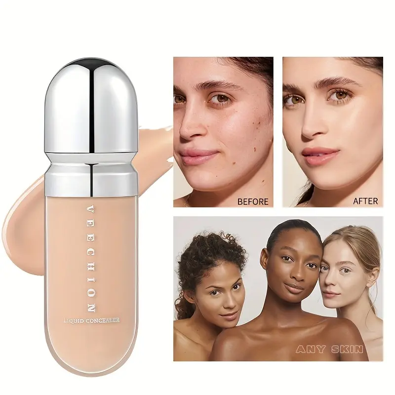 12-Color Matte Liquid Concealer, Full Coverage, Long-Lasting, Waterproof Tattoo & Blemish Cover, Multi-Functional Face & Body Concealer, Buildable Coverage, All Skin Tones & Types, Liquid Form wonderskin 7