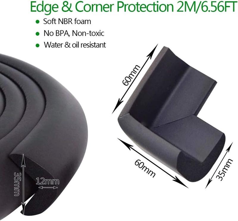 Safety Baby Edge & Corner Guards Colorful Childproofing Protection 2