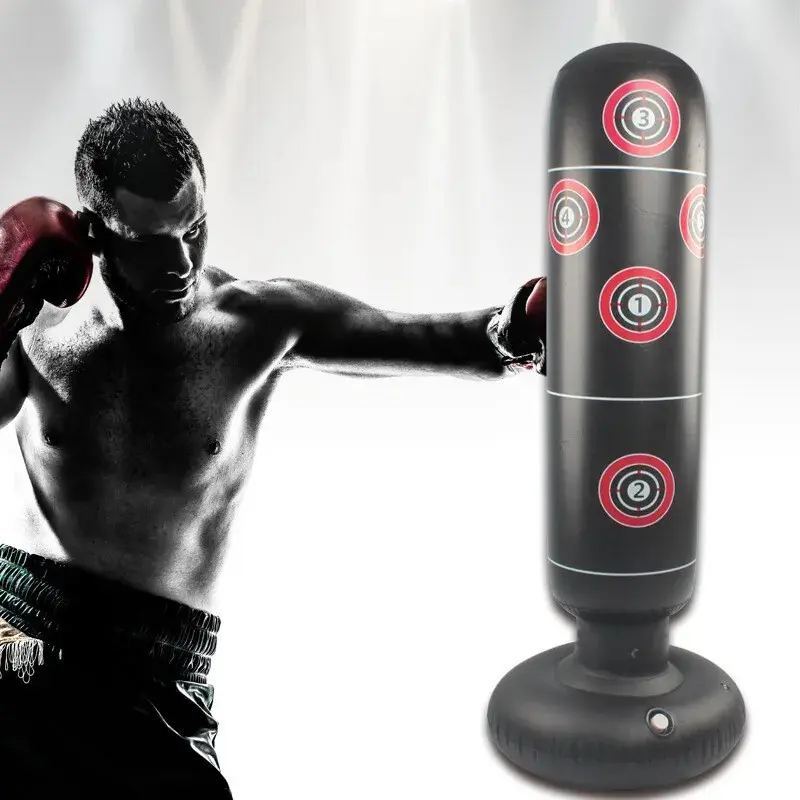Sport Heavy Duty Free Standing Boxing Punch Bag Kick Adults Kids Kickboxing MMA 1
