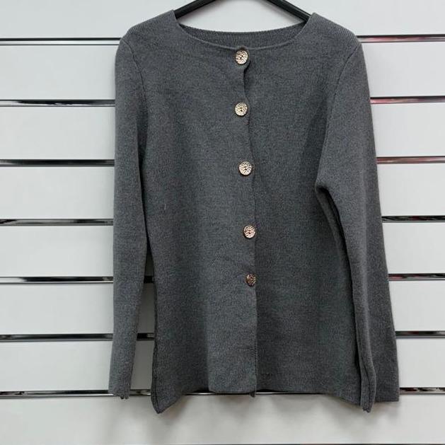 Gold Button Up Cardi (BF) 4