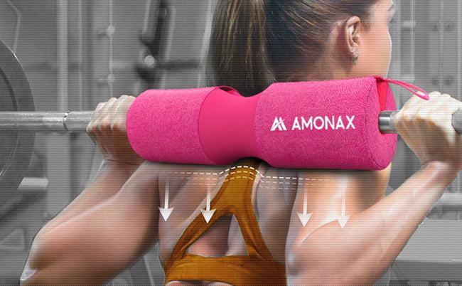 Product Introduction of Glute Training Set Pink (Barbell Pad, Fabric Resistance Band, Ankle Straps) 6