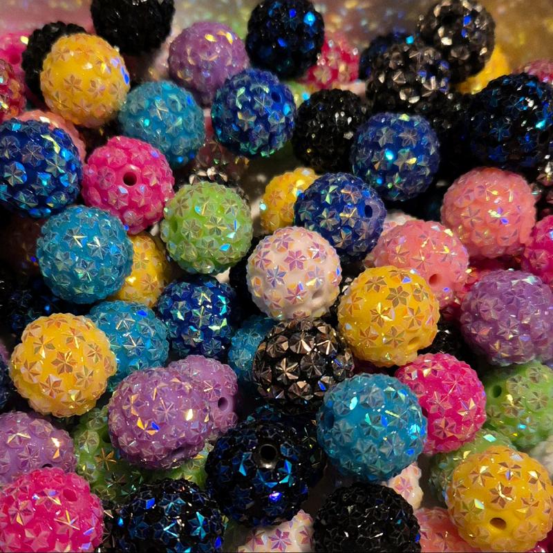 rhinestone beads (5 in a pack) 2