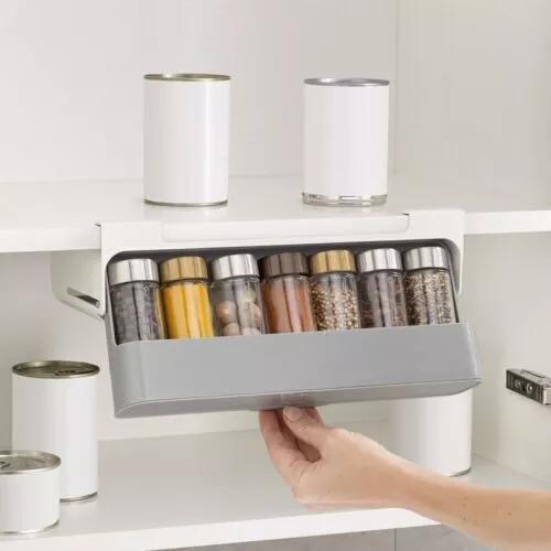 Cabinet Rotating Kitchen Spice Rack Storage Rack Kitchen Spice Jar Rack 3