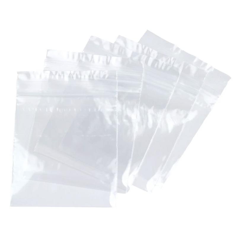 Selection Of Clear Polythene Sealable Plastic Zip Lock Grip Seal Bags 2
